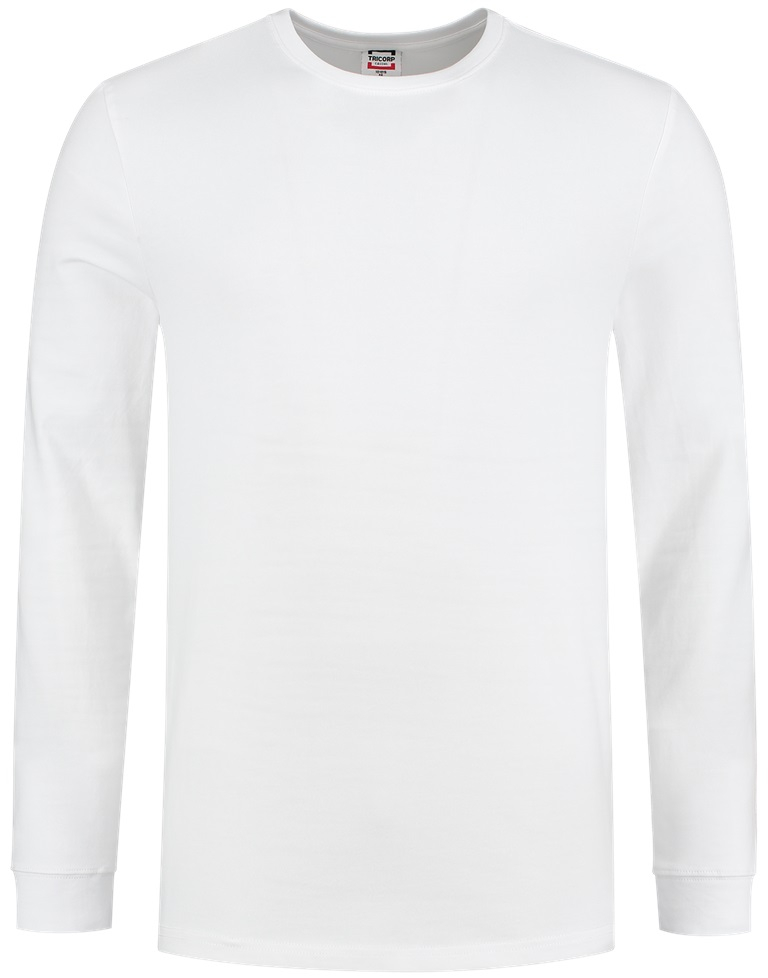TRICORP-Worker-Shirts, T-Shirt, Basic Fit, Langarm, 200 g/m², weiß
