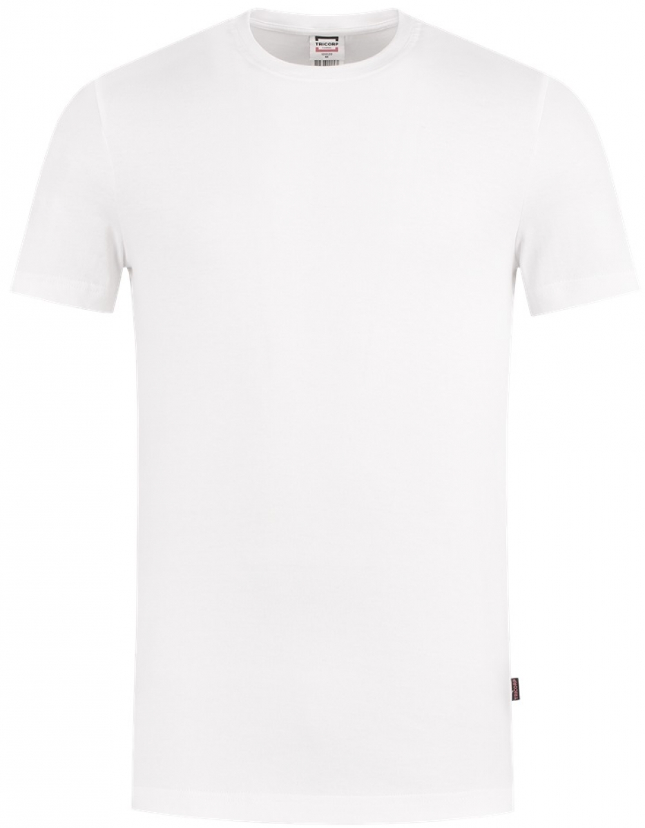 TRICORP-Worker-Shirts, T-Shirt, Basic Fit, Kurzarm, 190 g/m, wei