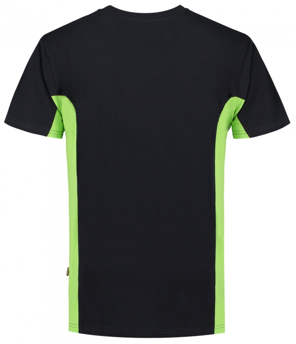 TRICORP-Worker-Shirts, T-Shirt, mit Brusttasche, Bicolor, 190 g/m, black-lime
