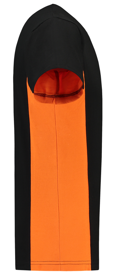 TRICORP-Worker-Shirts, T-Shirt, mit Brusttasche, Bicolor, 190 g/m², black-orange
