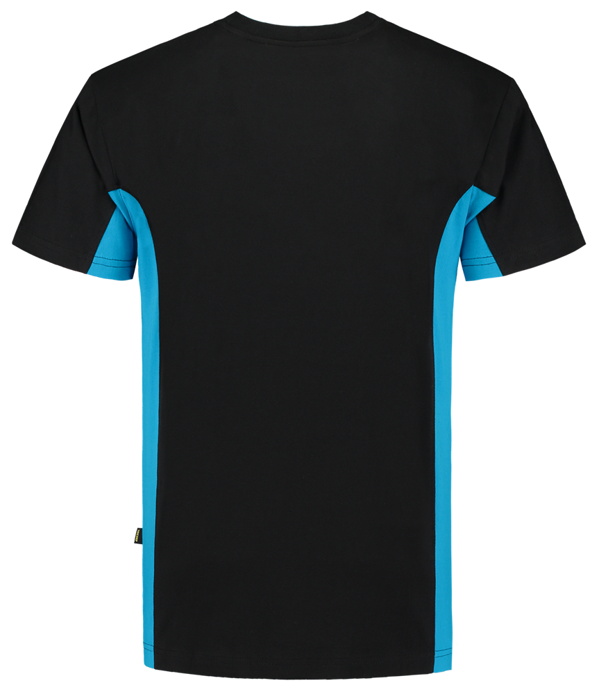 TRICORP-Worker-Shirts, T-Shirt, mit Brusttasche, Bicolor, 190 g/m², black-turquoise