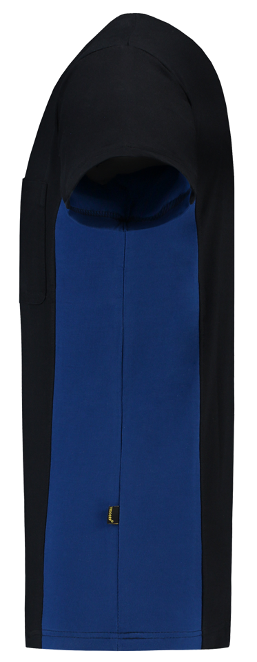 TRICORP-Worker-Shirts, T-Shirt, mit Brusttasche, Bicolor, 190 g/m², navy-royalblue