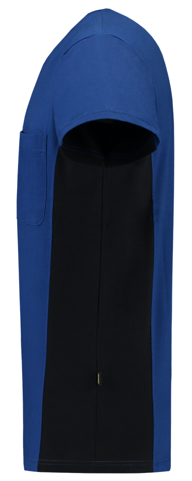 TRICORP-Worker-Shirts, T-Shirt, mit Brusttasche, Bicolor, 190 g/m², royalblue-navy