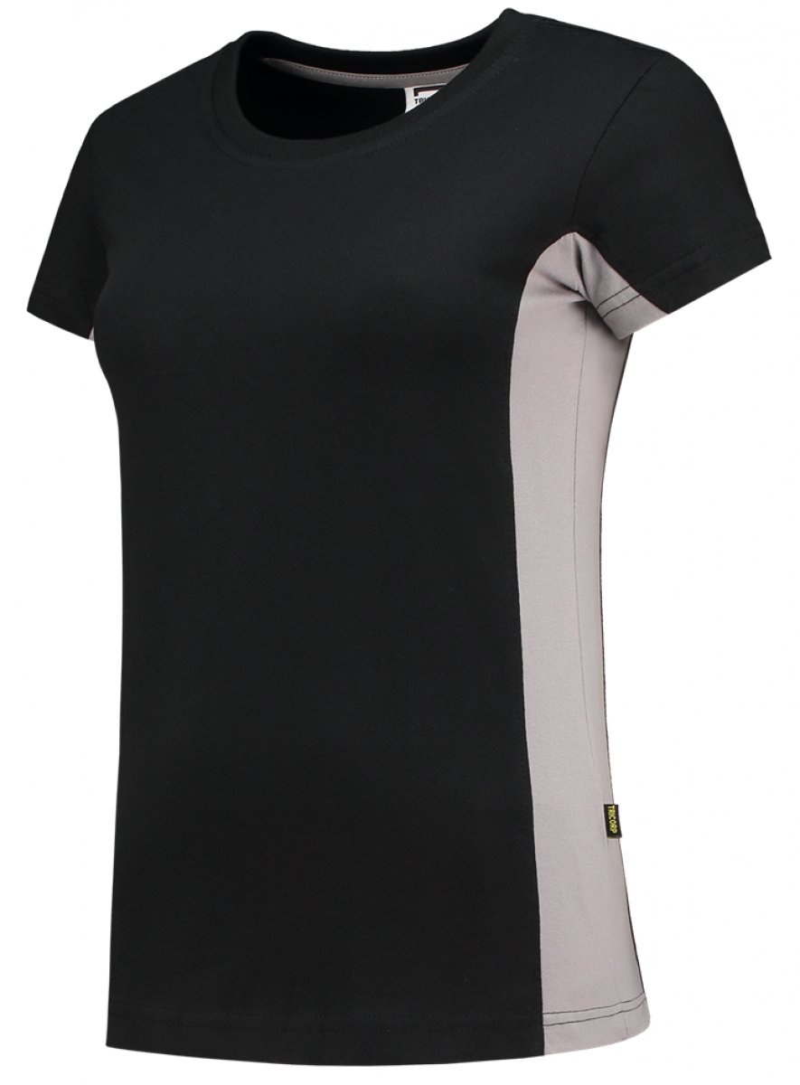 TRICORP-Worker-Shirts, Damen-T-Shirt, Bicolor, 190 g/m, black-grey