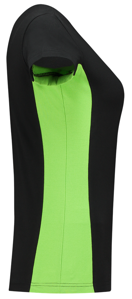 TRICORP-Worker-Shirts, Damen-T-Shirt, Bicolor, 190 g/m², black-lime