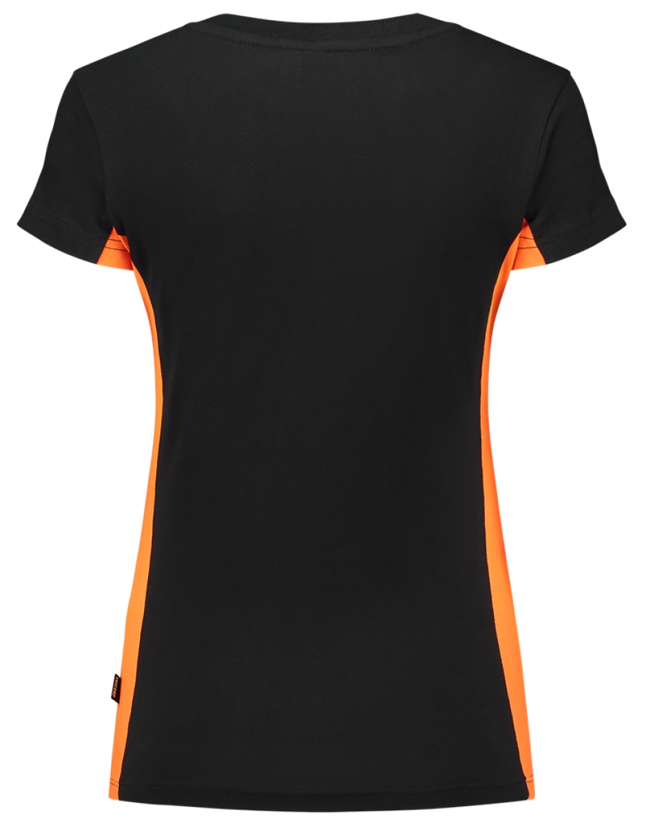 TRICORP-Worker-Shirts, Damen-T-Shirt, Bicolor, 190 g/m, black-orange