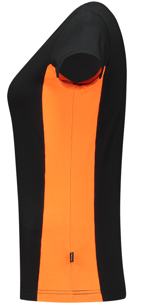 TRICORP-Worker-Shirts, Damen-T-Shirt, Bicolor, 190 g/m², black-orange
