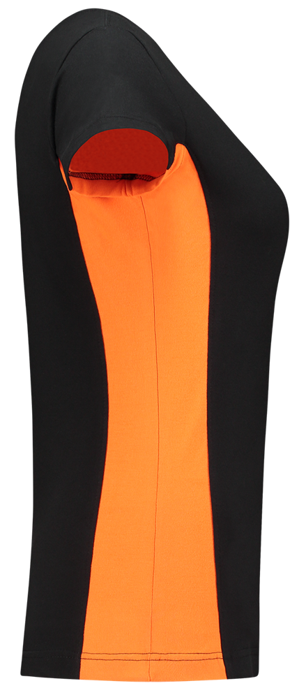 TRICORP-Worker-Shirts, Damen-T-Shirt, Bicolor, 190 g/m², black-orange