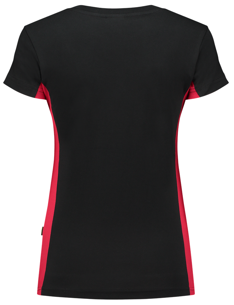 TRICORP-Worker-Shirts, Damen-T-Shirt, Bicolor, 190 g/m, black-red