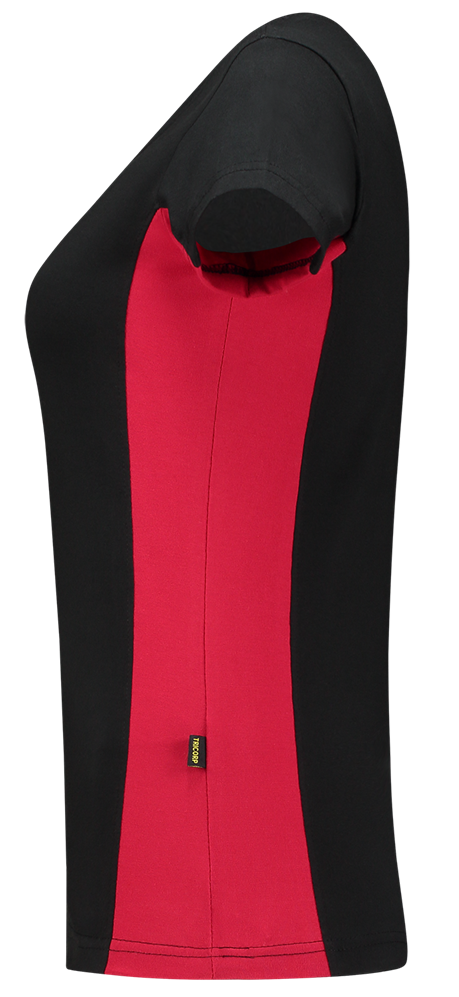 TRICORP-Worker-Shirts, Damen-T-Shirt, Bicolor, 190 g/m², black-red