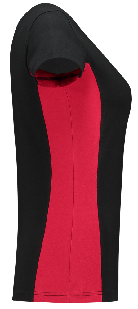 TRICORP-Worker-Shirts, Damen-T-Shirt, Bicolor, 190 g/m², black-red