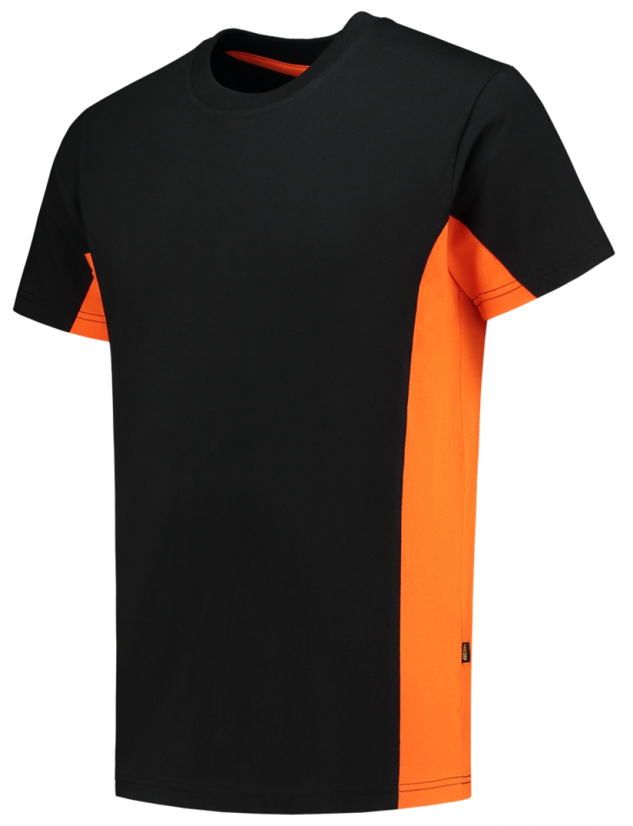 TRICORP-Worker-Shirts, T-Shirt, Bicolor, 190 g/m, black-orange