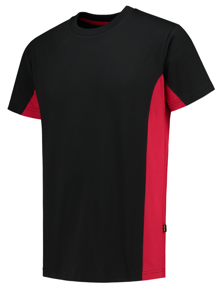 TRICORP-Worker-Shirts, T-Shirt, Bicolor, 190 g/m, black-red