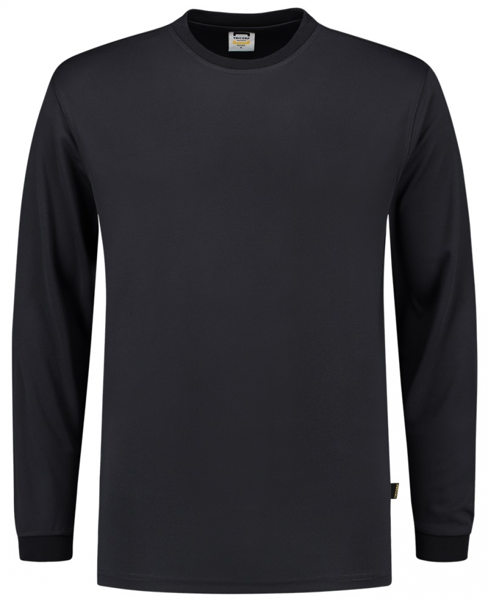 TRICORP-Worker-Shirts, T-Shirt, Basic Fit, UV-Schutz Cooldry, Langarm, 180 g/m, navy