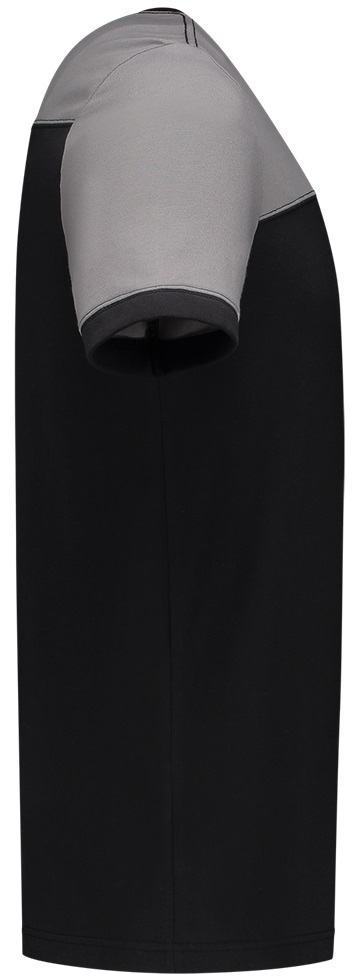 TRICORP-Worker-Shirts, T-Shirt, Basic Fit, Bicolor, Kurzarm, 190 g/m², black-grey