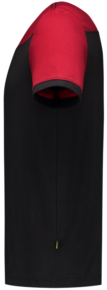 TRICORP-Worker-Shirts, T-Shirt, Basic Fit, Bicolor, Kurzarm, 190 g/m², black-red