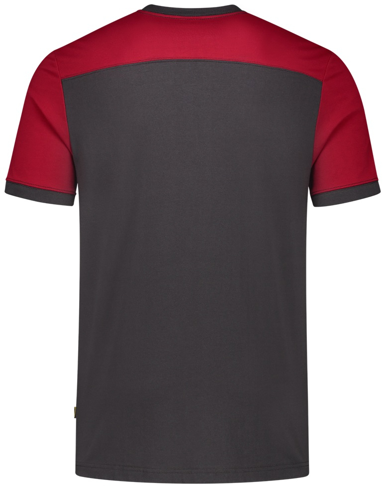 TRICORP-Worker-Shirts, T-Shirt, Basic Fit, Bicolor, Kurzarm, 190 g/m², darkgrey-red
