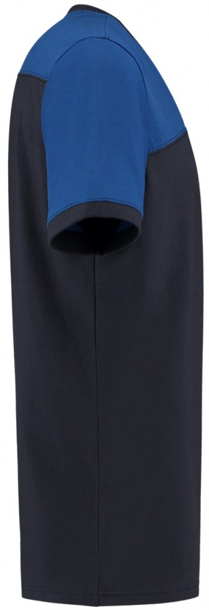TRICORP-Worker-Shirts, T-Shirt, Basic Fit, Bicolor, Kurzarm, 190 g/m, navy-royalblue