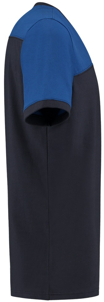 TRICORP-Worker-Shirts, T-Shirt, Basic Fit, Bicolor, Kurzarm, 190 g/m², navy-royalblue