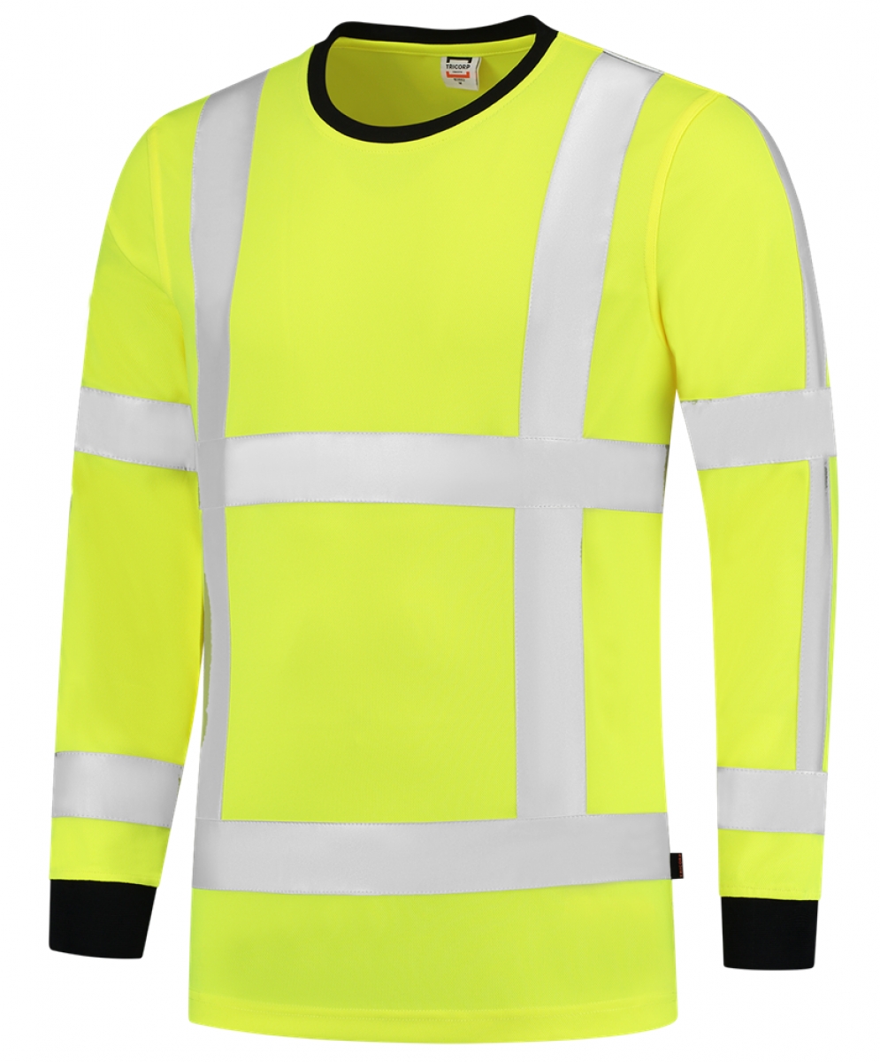 TRICORP-Warnschutz, T-Shirt, langarm, 180 g/m, warngelb