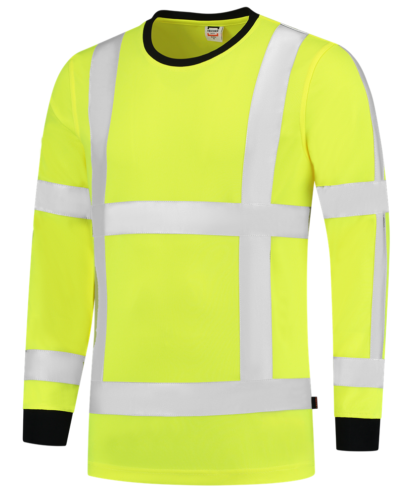 TRICORP-Warnschutz, T-Shirt, langarm, 180 g/m², warngelb