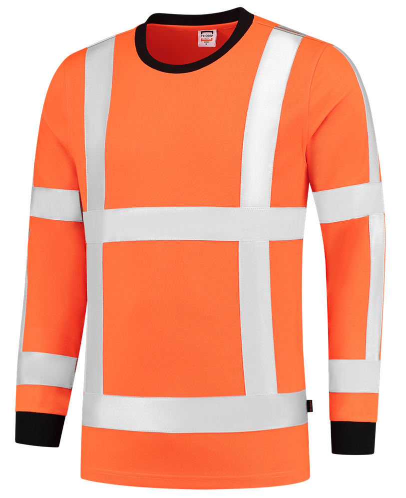 TRICORP-Warnschutz, T-Shirt, langarm, 180 g/m², warnorange