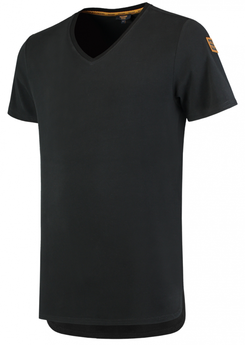 TRICORP-Worker-Shirts, T-Shirts, Premium, V-Ausschnitt, 180 g/m, black