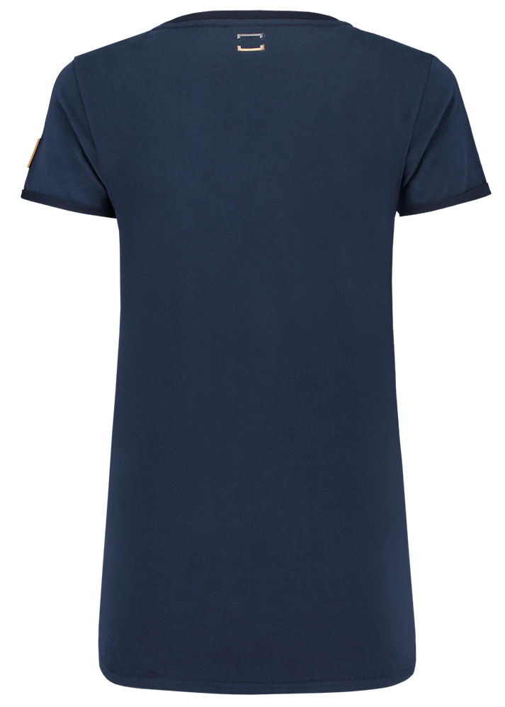 TRICORP-Worker-Shirts, Damen-T-Shirts, Premium, V-Ausschnitt, 180 g/m², dunkelblau