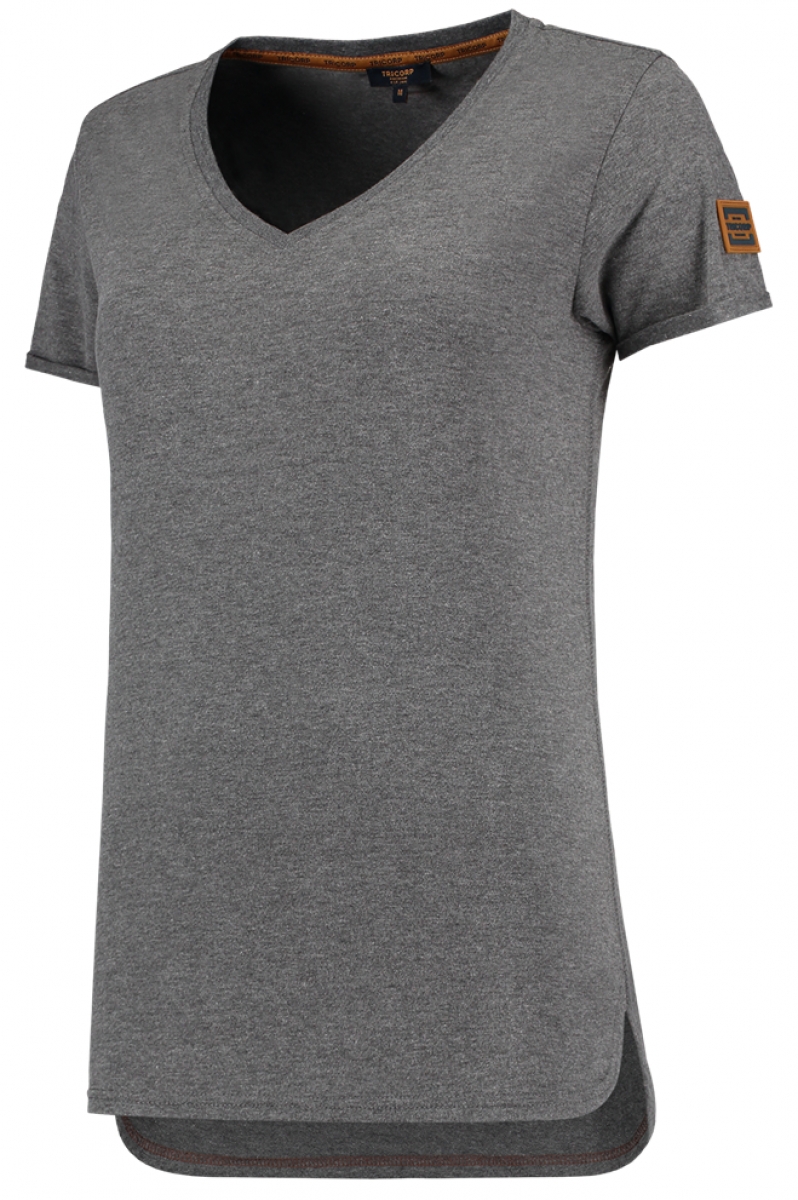 TRICORP-Worker-Shirts, Damen-T-Shirts, Premium, V-Ausschnitt, 180 g/m, stonemel