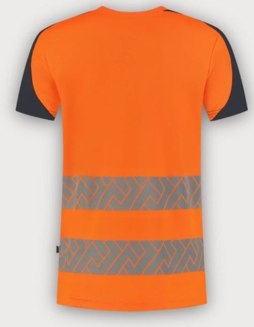 Tricorp T-Shirt Visibility Redefined, Fluor Orange-Ink