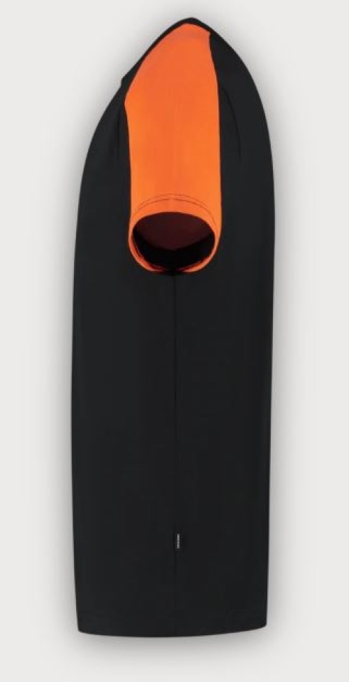 Tricorp T-Shirt Bicolor Redefined, Black-Orange