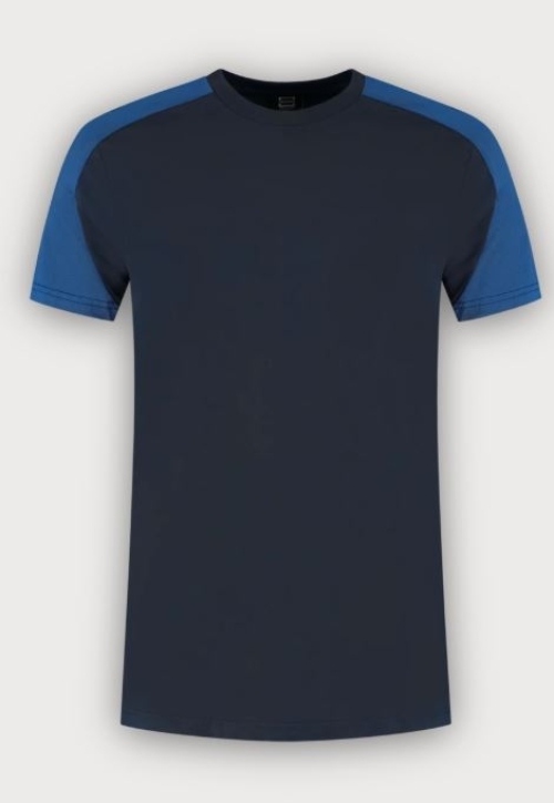 Tricorp T-Shirt Bicolor Redefined, Ink-Royalblue