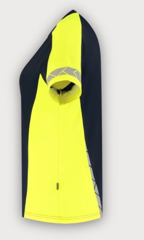 Tricorp T-Shirt Reflective Redefined Damen, Ink-Fluor Yellow