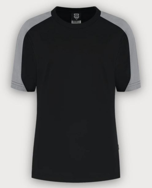Tricorp T-Shirt Bicolor Redefined Damen, Black-Grey