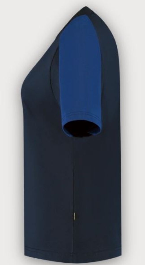 Tricorp T-Shirt Bicolor Redefined Damen, Ink-Royalblue