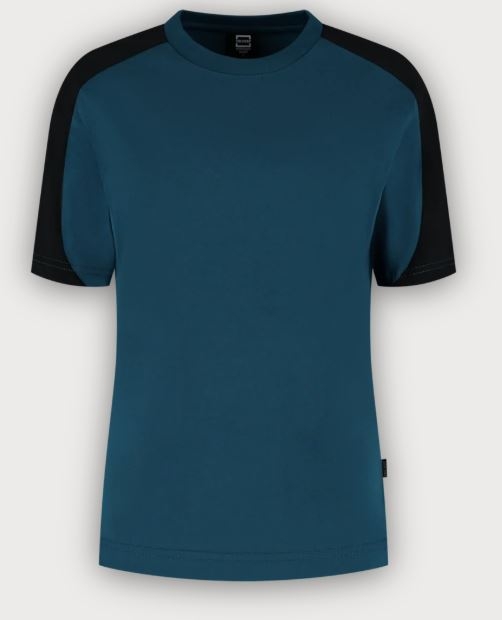 Tricorp T-Shirt Bicolor Redefined Damen, Teal-Black