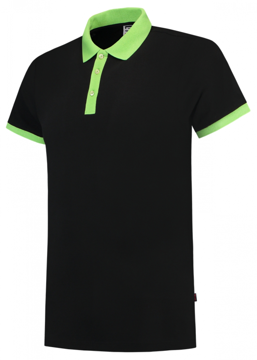 TRICORP-Worker-Shirts, Poloshirts, Bicolor, 210 g/m, schwarz/lime