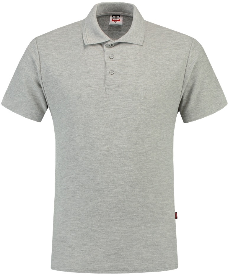 TRICORP-Worker-Shirts, Poloshirt, Basic Fit, Kurzarm, 180 g/m², grau meliert