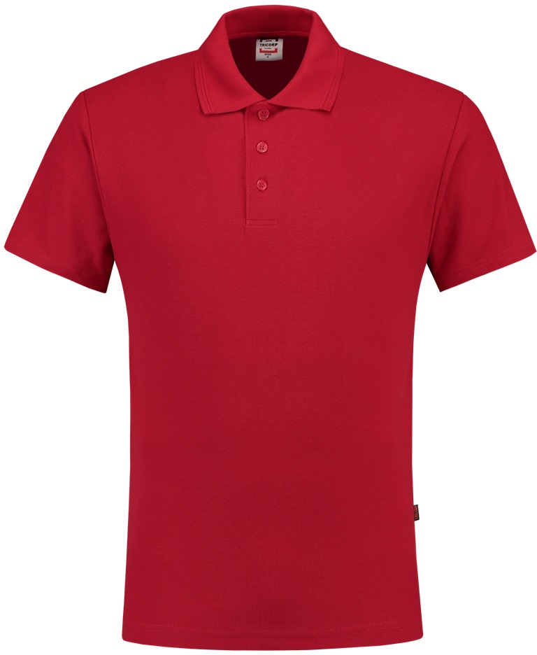 TRICORP-Worker-Shirts, Poloshirt, Basic Fit, Kurzarm, 180 g/m, red