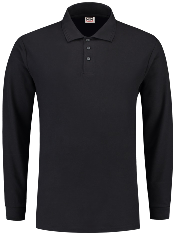 TRICORP-Worker-Shirts, Poloshirt, Basic Fit, Langarm, 180 g/m², navy