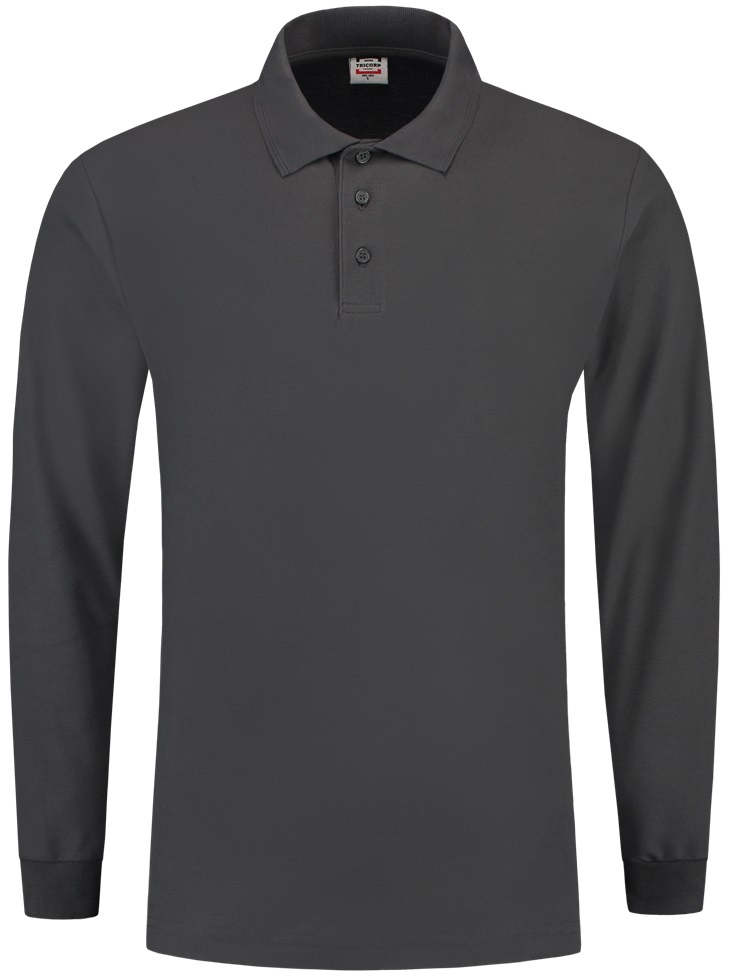 TRICORP-Worker-Shirts, Poloshirt, Basic Fit, Langarm, 180 g/m², darkgrey