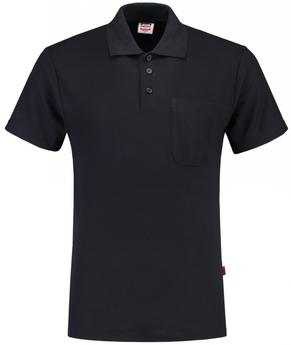 TRICORP-Worker-Shirts, Poloshirt Brusttasche, Basic Fit, Kurzarm, 180 g/m, navy