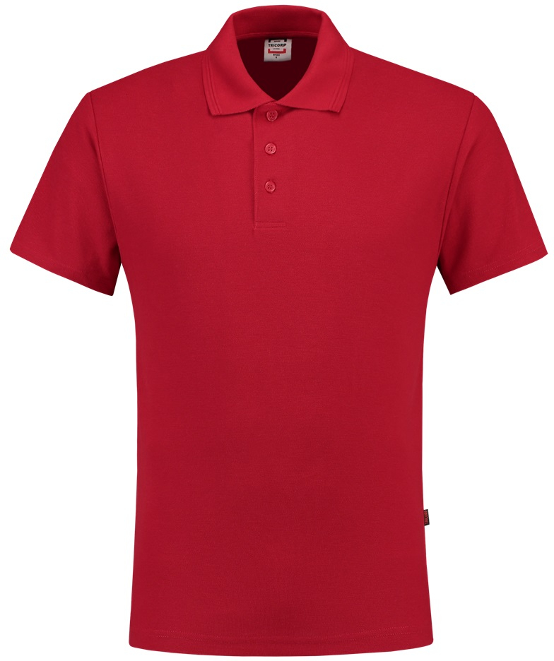 TRICORP-Worker-Shirts, Poloshirt, Basic Fit, Kurzarm, 180 g/m, red