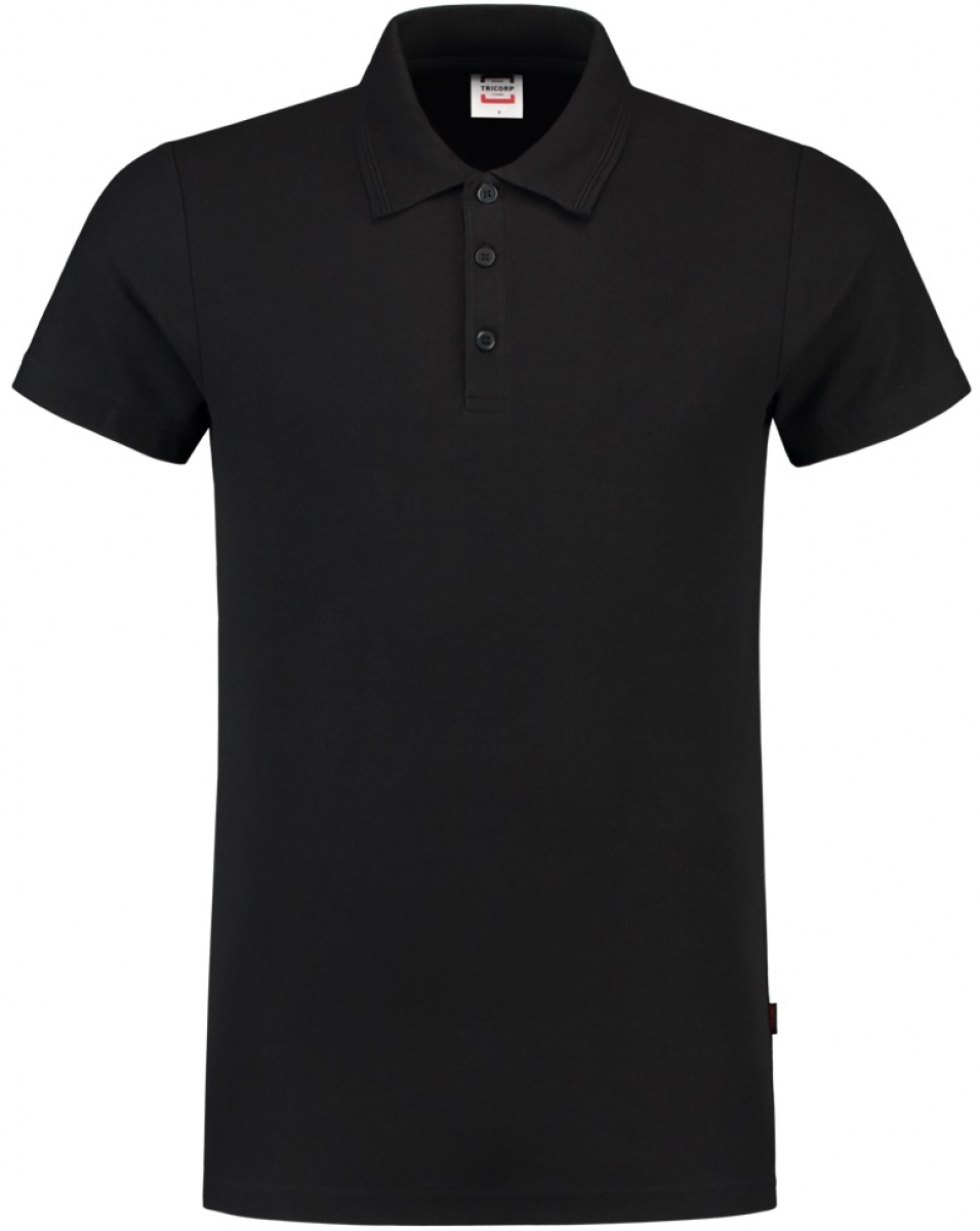 TRICORP-Worker-Shirts, Poloshirt, Slim Fit, Kurzarm, 180 g/m, black