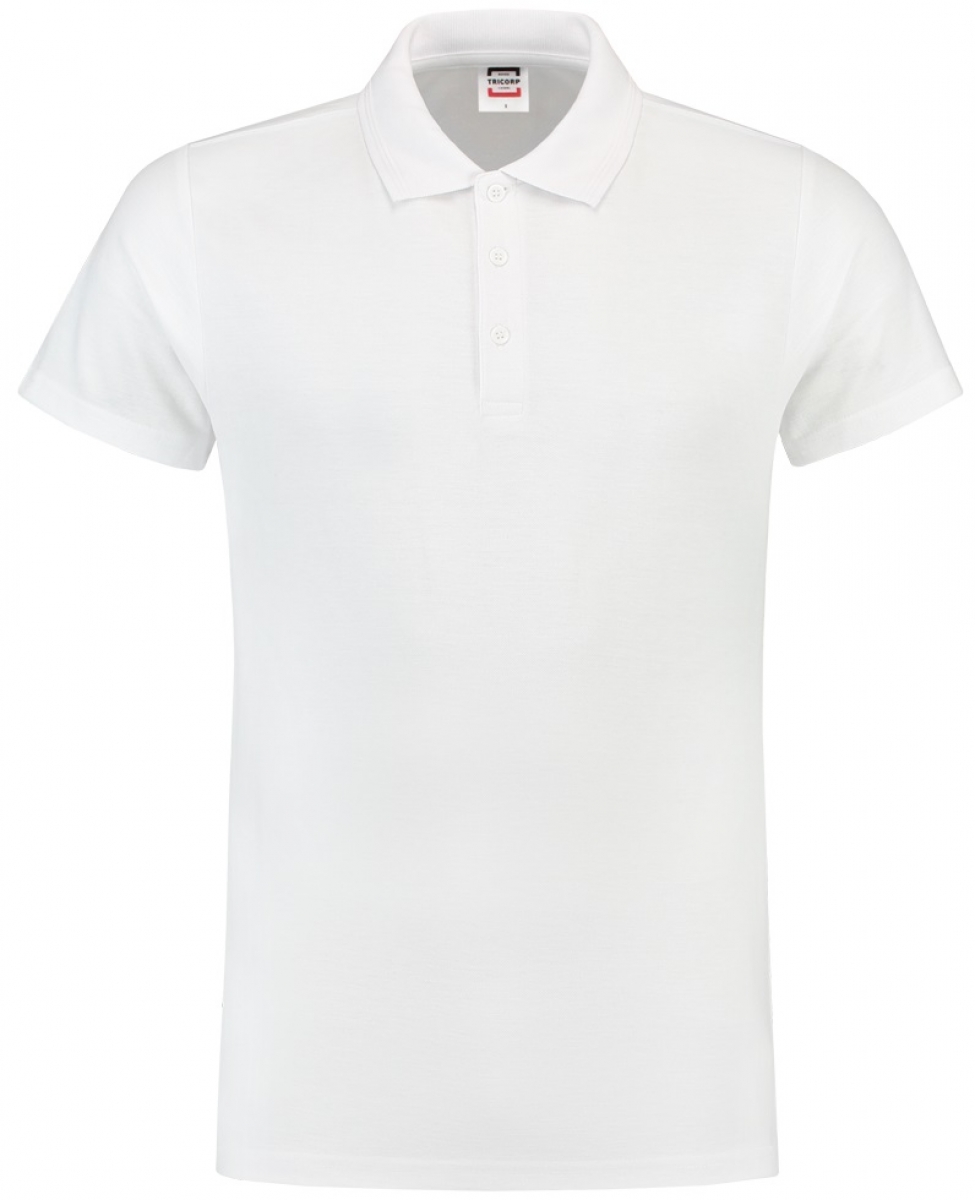 TRICORP-Worker-Shirts, Poloshirt, Slim Fit, Kurzarm, 180 g/m, wei