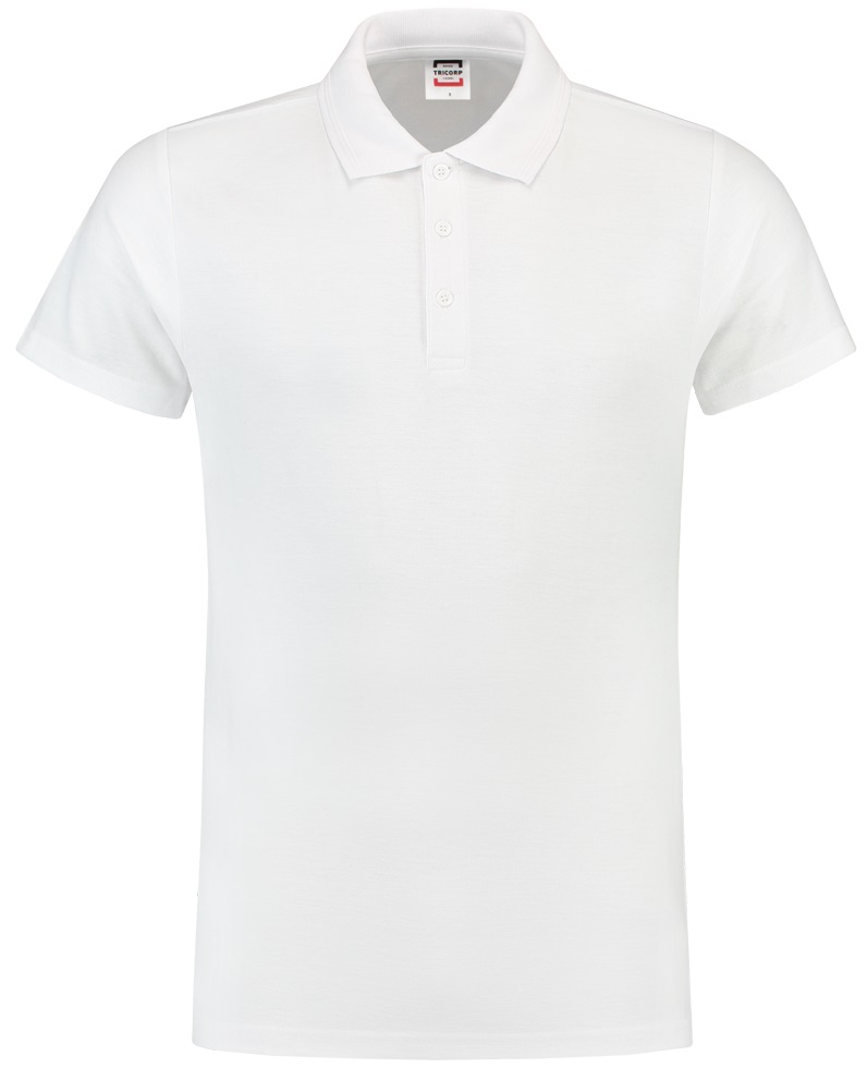 TRICORP-Worker-Shirts, Poloshirt, Slim Fit, Kurzarm, 180 g/m², weiß