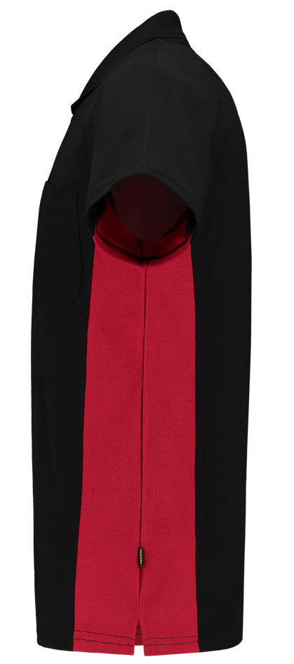 TRICORP-Worker-Shirts, T-Shirt, mit Brusttasche, Bicolor, 180 g/m², black-red
