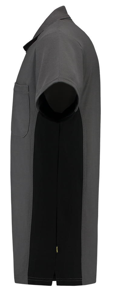 TRICORP-Worker-Shirts, T-Shirt, mit Brusttasche, Bicolor, 180 g/m², darkgrey-black
