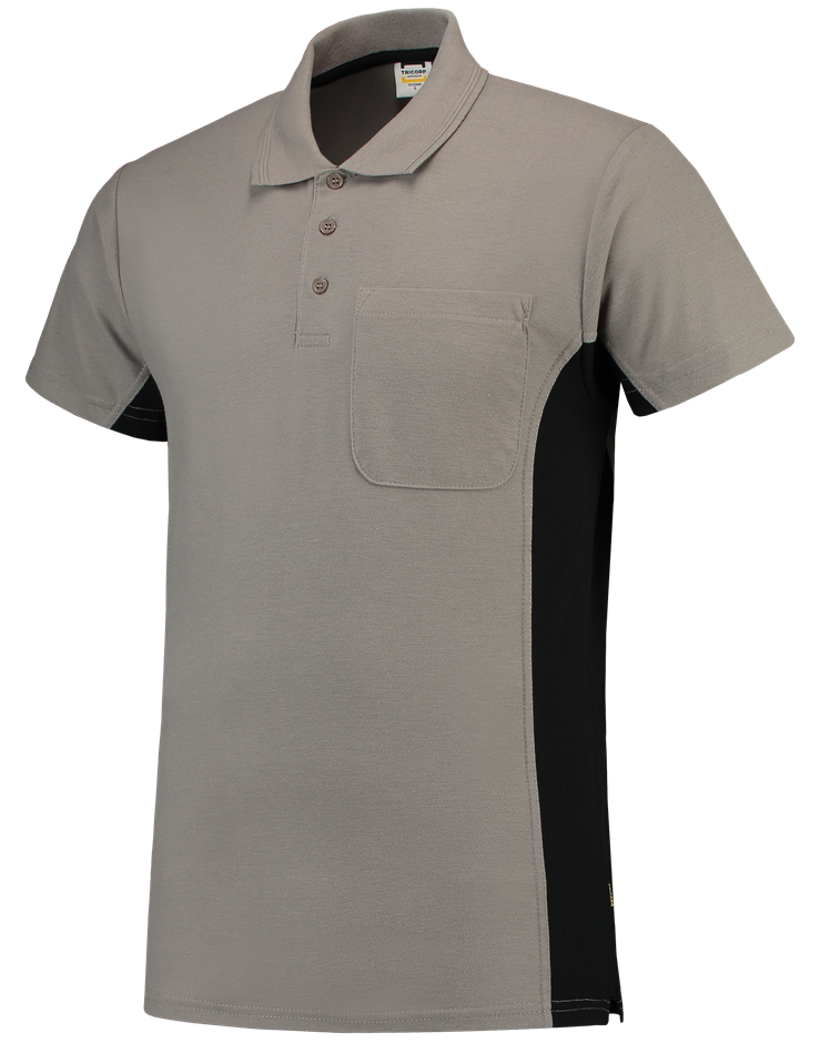 TRICORP-Worker-Shirts, T-Shirt, mit Brusttasche, Bicolor, 180 g/m², grey-black