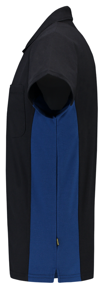 TRICORP-Worker-Shirts, T-Shirt, mit Brusttasche, Bicolor, 180 g/m², navy-royalblue